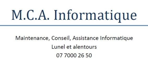 MCA Informatique